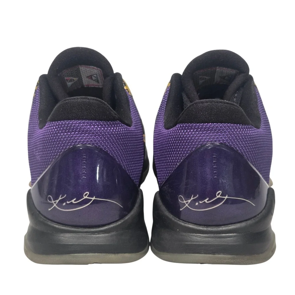 Nike Zoom Kobe V 5 Lakers POP Away 2010 Sz 10 Black Purple Vnds Carpe Diem